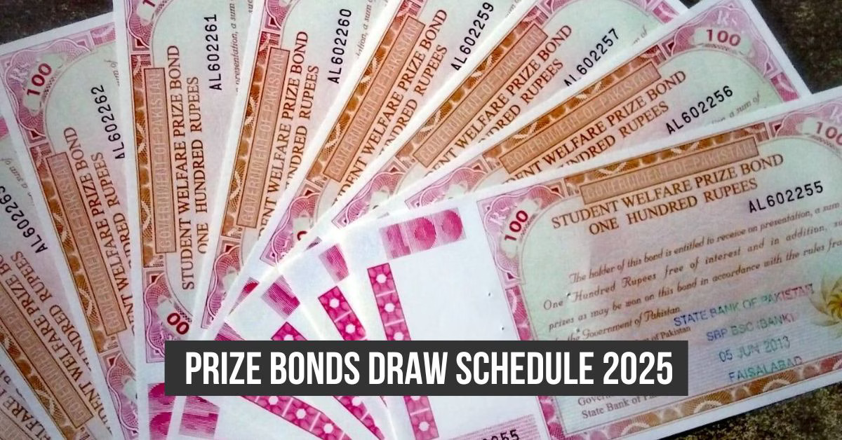 Prize Bond Draw Schedule 2025 | Complete & Updated Guide