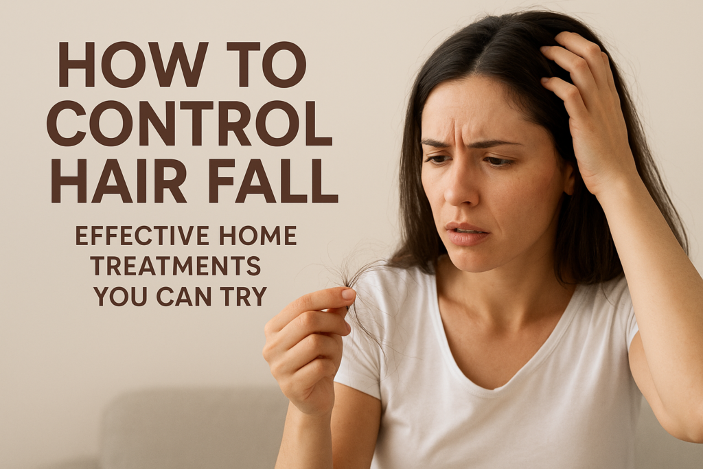 How to Control Hair Fall Effective Home Treatments You Can Try