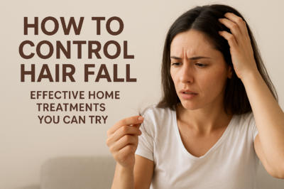 How to Control Hair Fall: Effective Home Treatments You Can Try