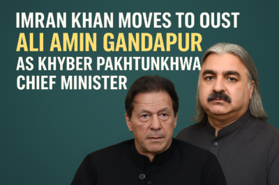Imran Khan Moves to Oust Ali Amin Gandapur as Khyber Pakhtunkhwa Chief Minister
