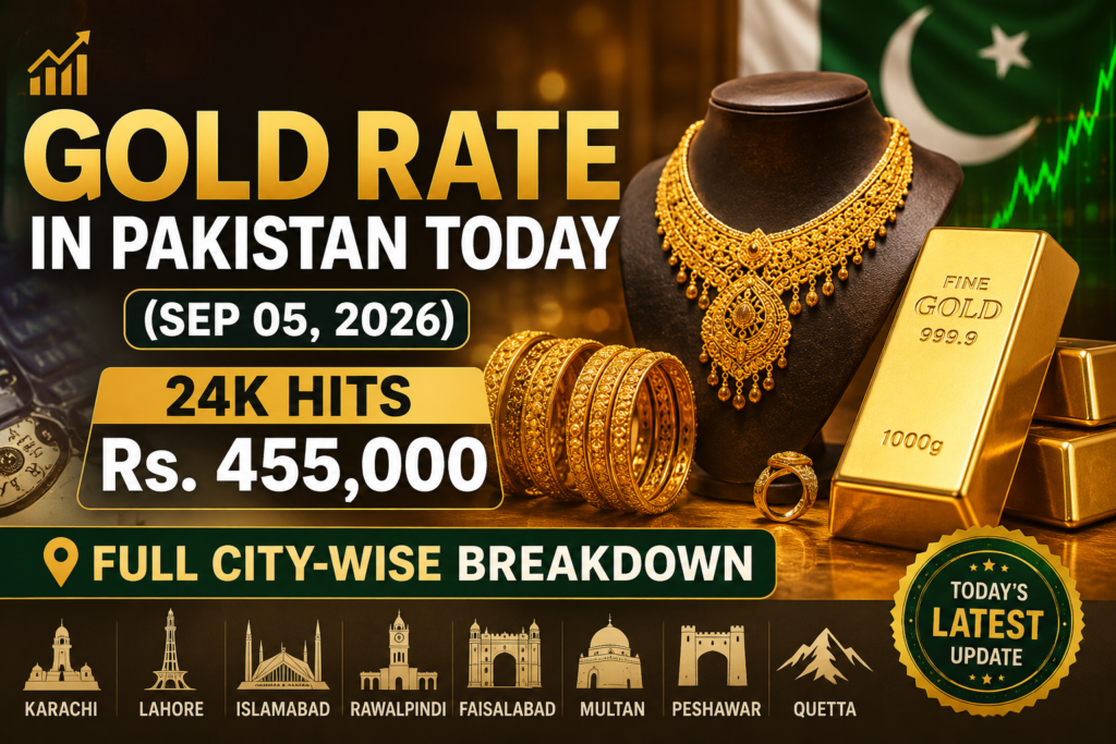 Pakistan Gold Rate Today Update