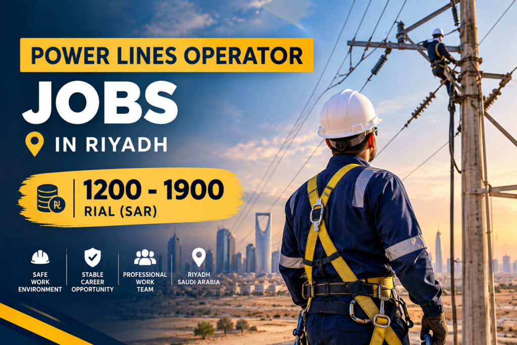 Power Lines Operator Jobs in Riyadh